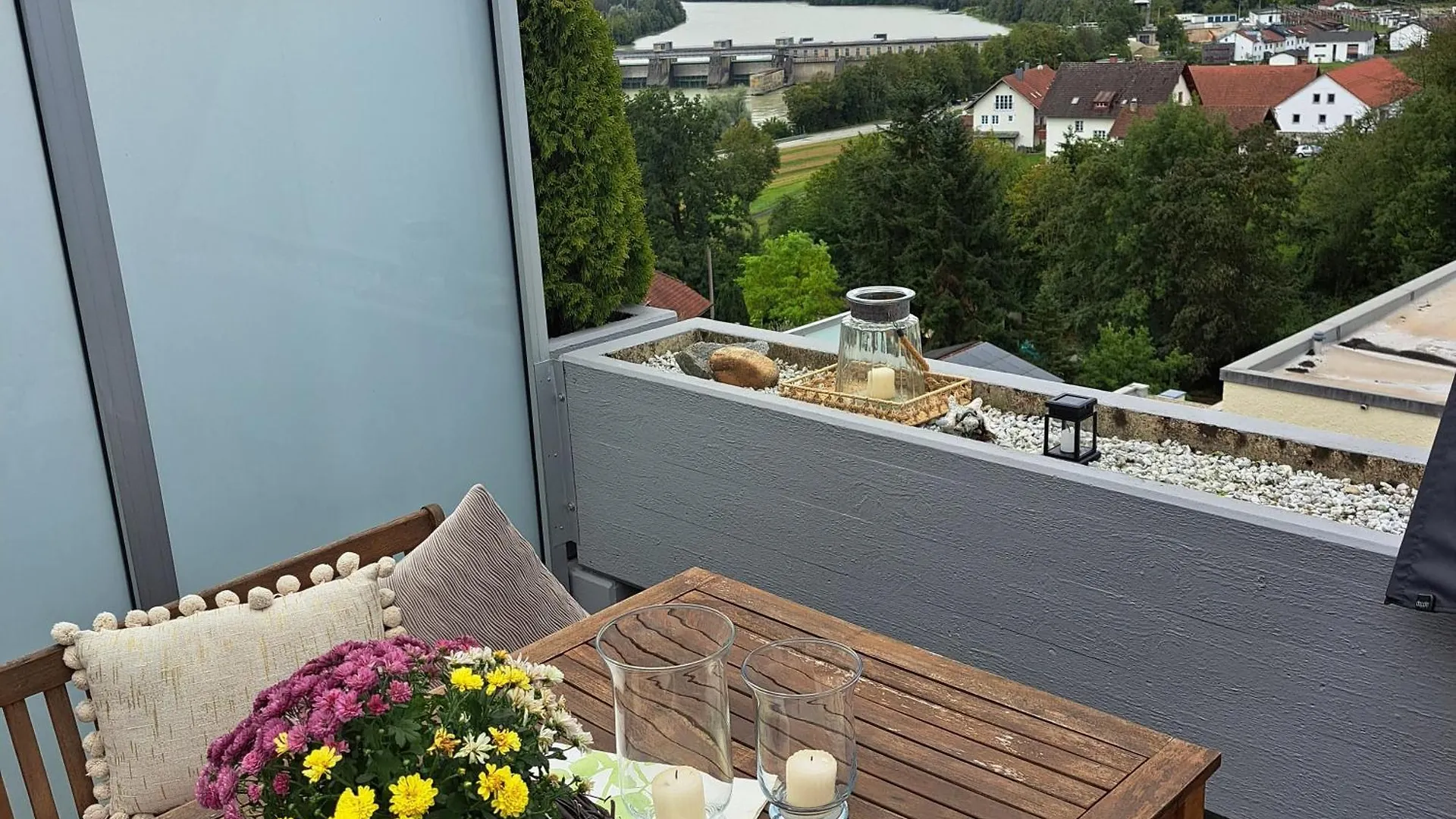 Apartmán Ferienwohnung Inn-Blick Pasov Německo